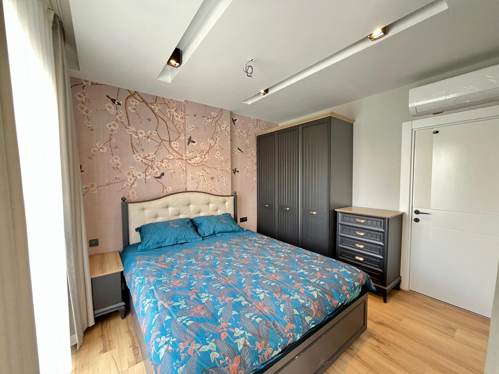 Квартира 2+1 в центре Алании - район пляжа Клеопатра, 650 метров
