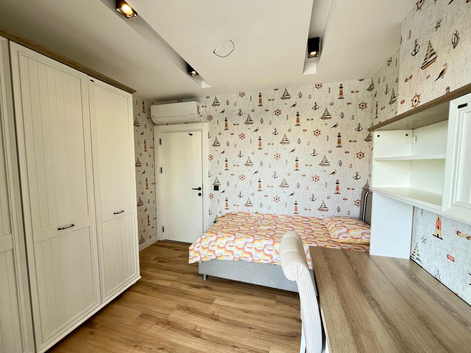 Квартира 2+1 в центре Алании - район пляжа Клеопатра, 650 метров