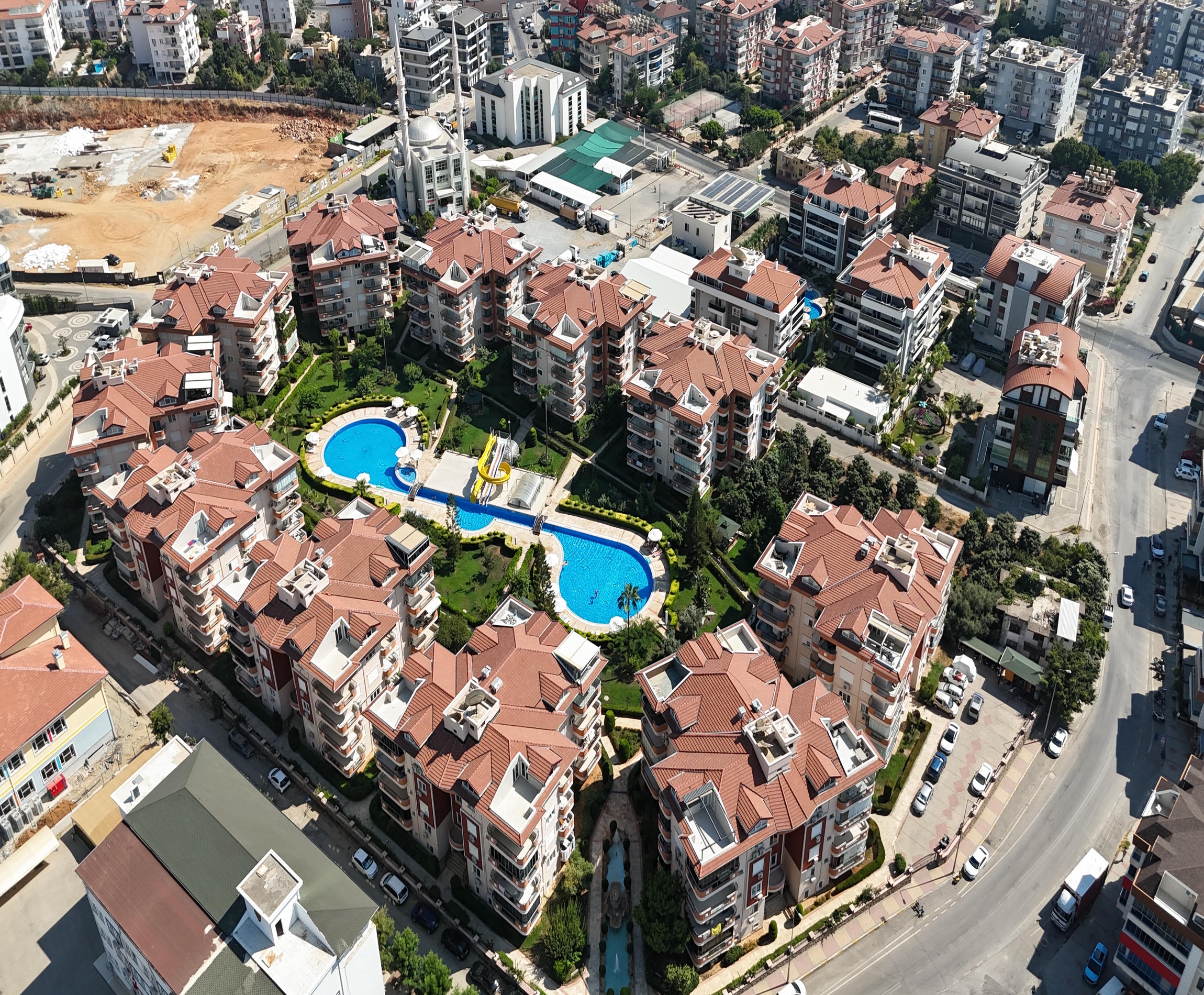 Квартира 2+1 в Алании - комплекс клубного формата, район Оба