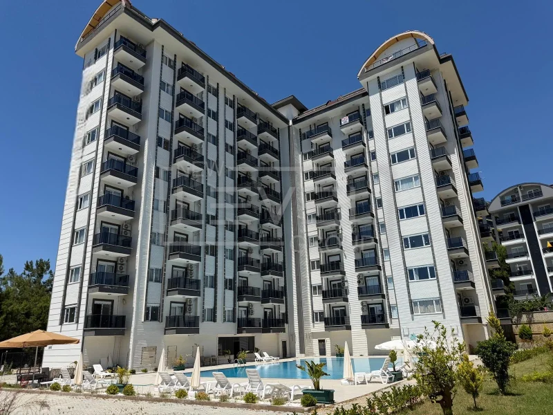 Квартира 1+1 в Алании, район Авсаллар - чистовая отделка, современный комплекс