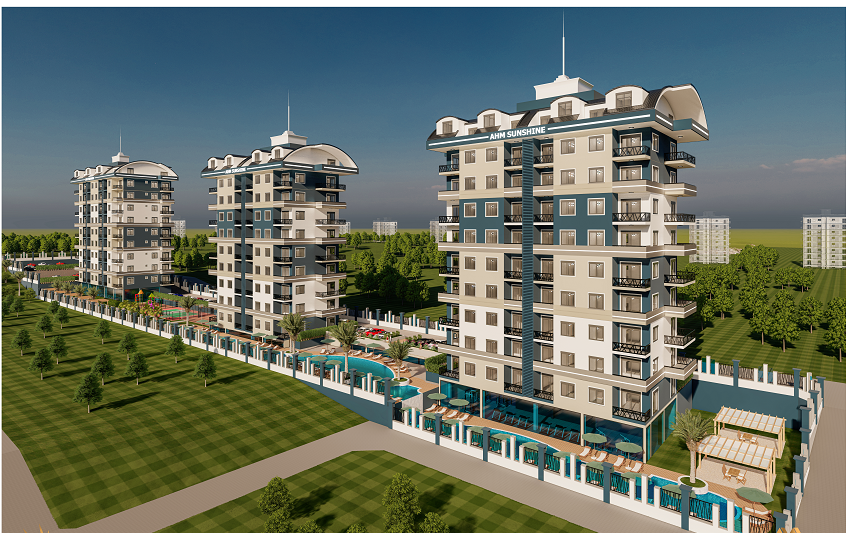 Квартира 1+1 в Алании - мебель, комплекс отельного формата, район Паяллар