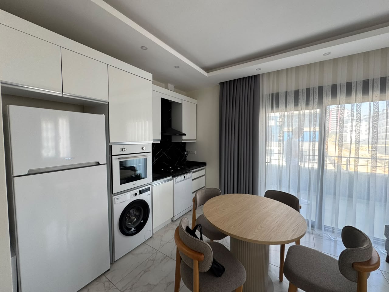 Квартира 1+1 в Алании - мебель, комплекс отельного формата, район Паяллар