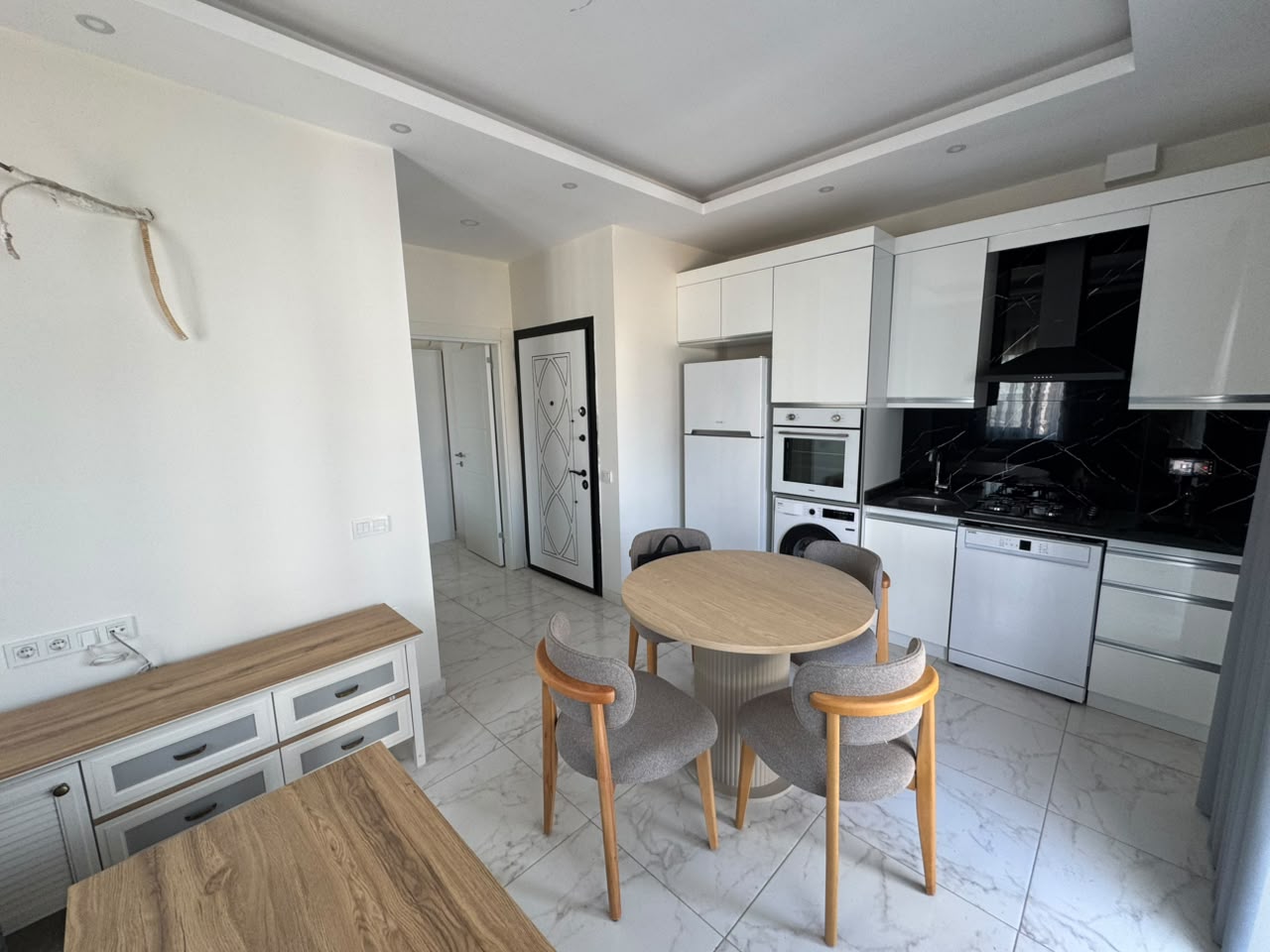 Квартира 1+1 в Алании - мебель, комплекс отельного формата, район Паяллар