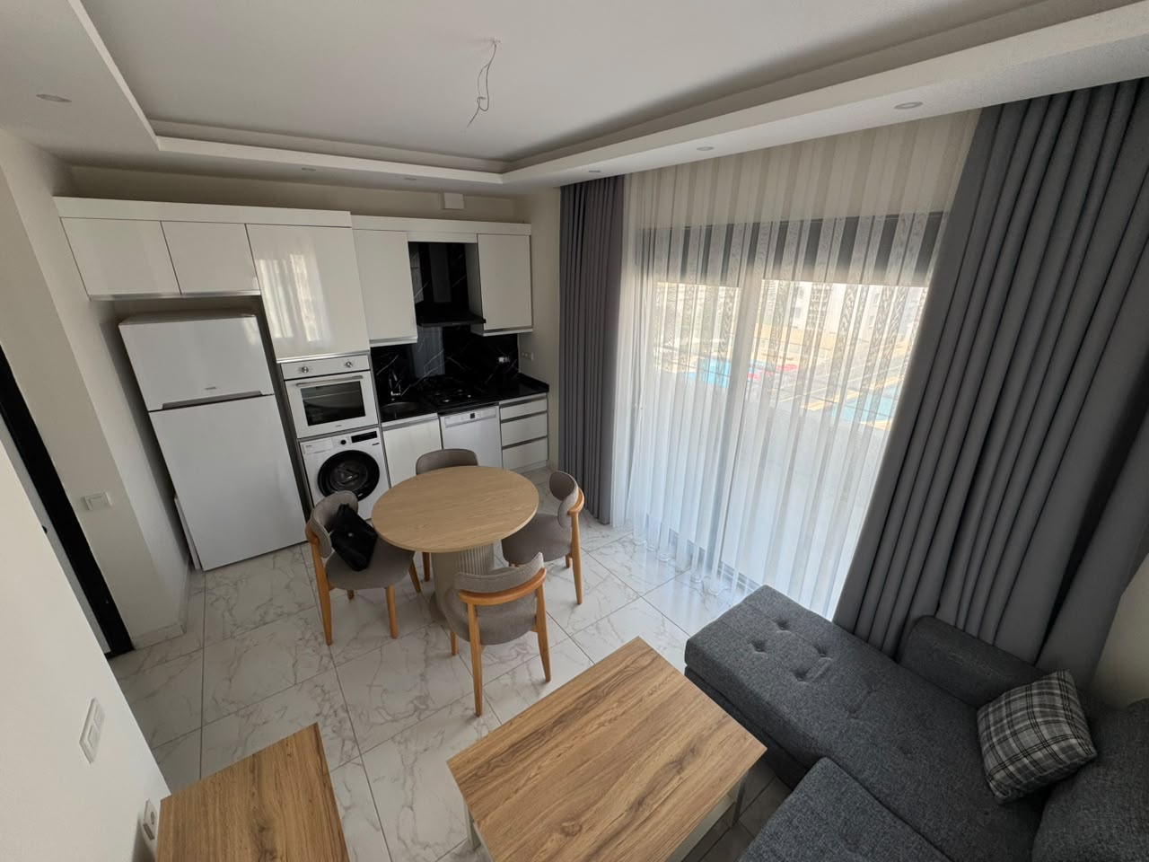 Квартира 1+1 в Алании - мебель, комплекс отельного формата, район Паяллар