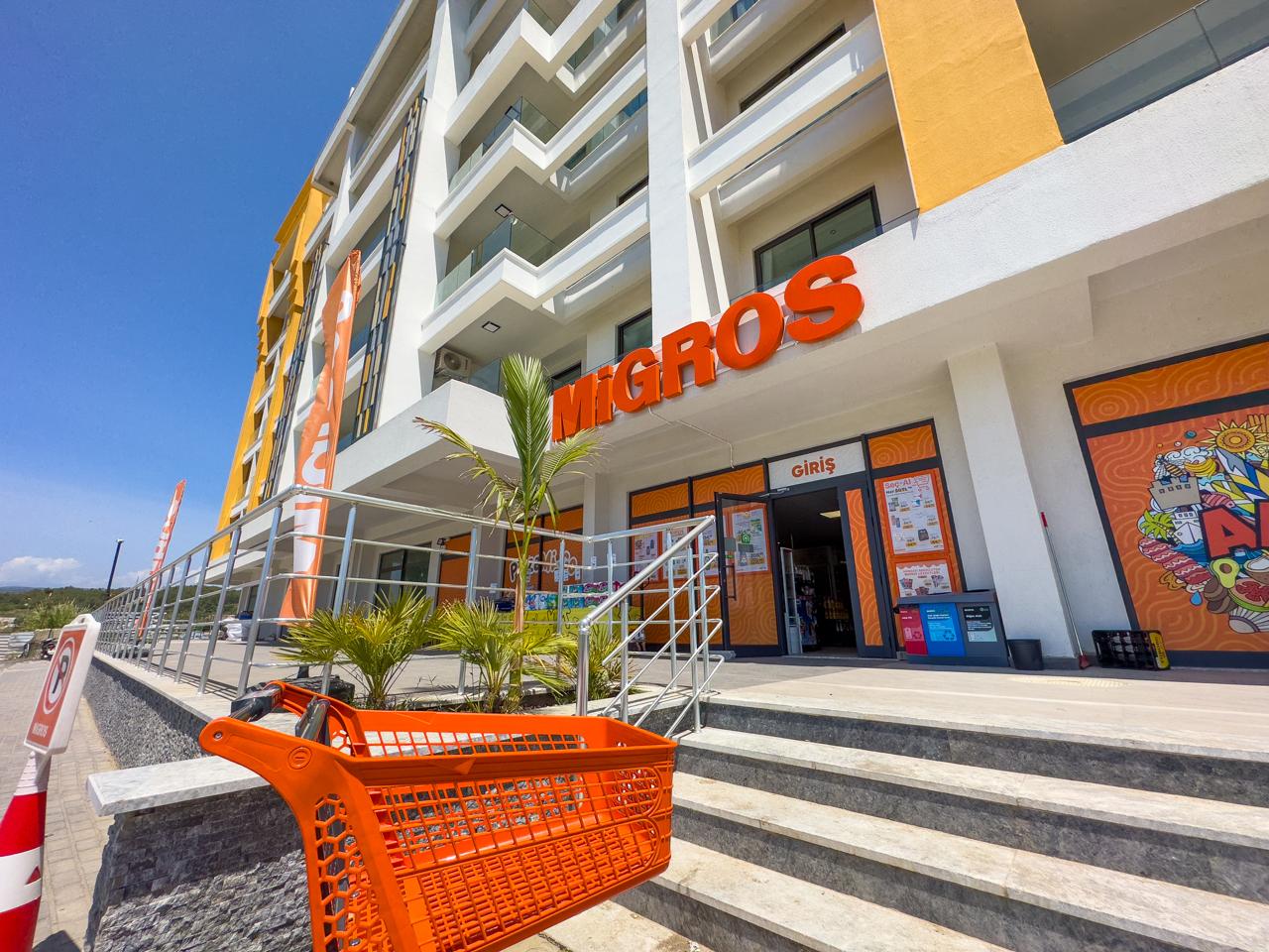 Квартира в Алании, район Тюрклер - 1+1 85 м2 с мебелью в премиальном resort-комплексе