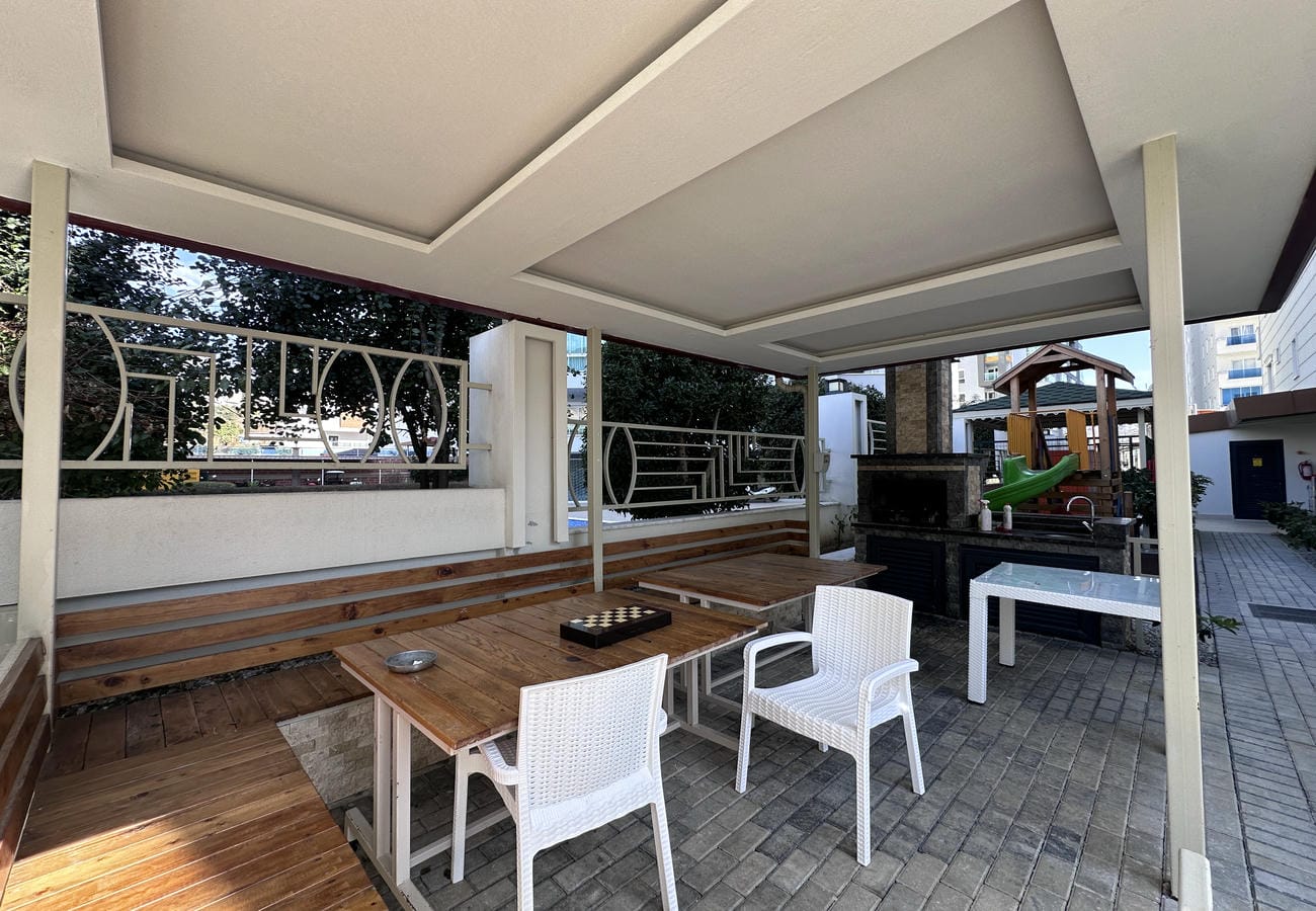 Apartment for rent in Mahmutlar – two-room furnished, 550 m to beach No. 24