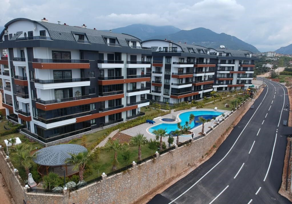 Дуплекс 6+1 под гражданство в Алании - отдельная кухня, вид на и море