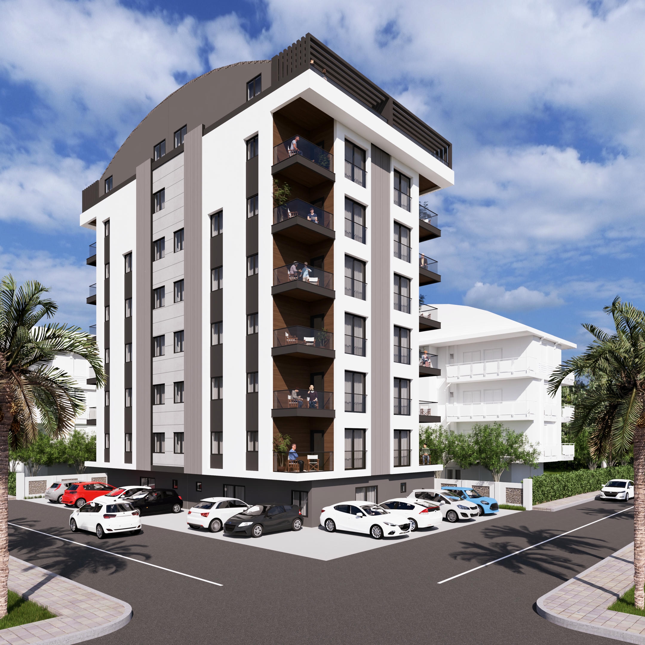 Apartments from the developer in Antalya - a residential project in the Muratpasa district, Yıldız
