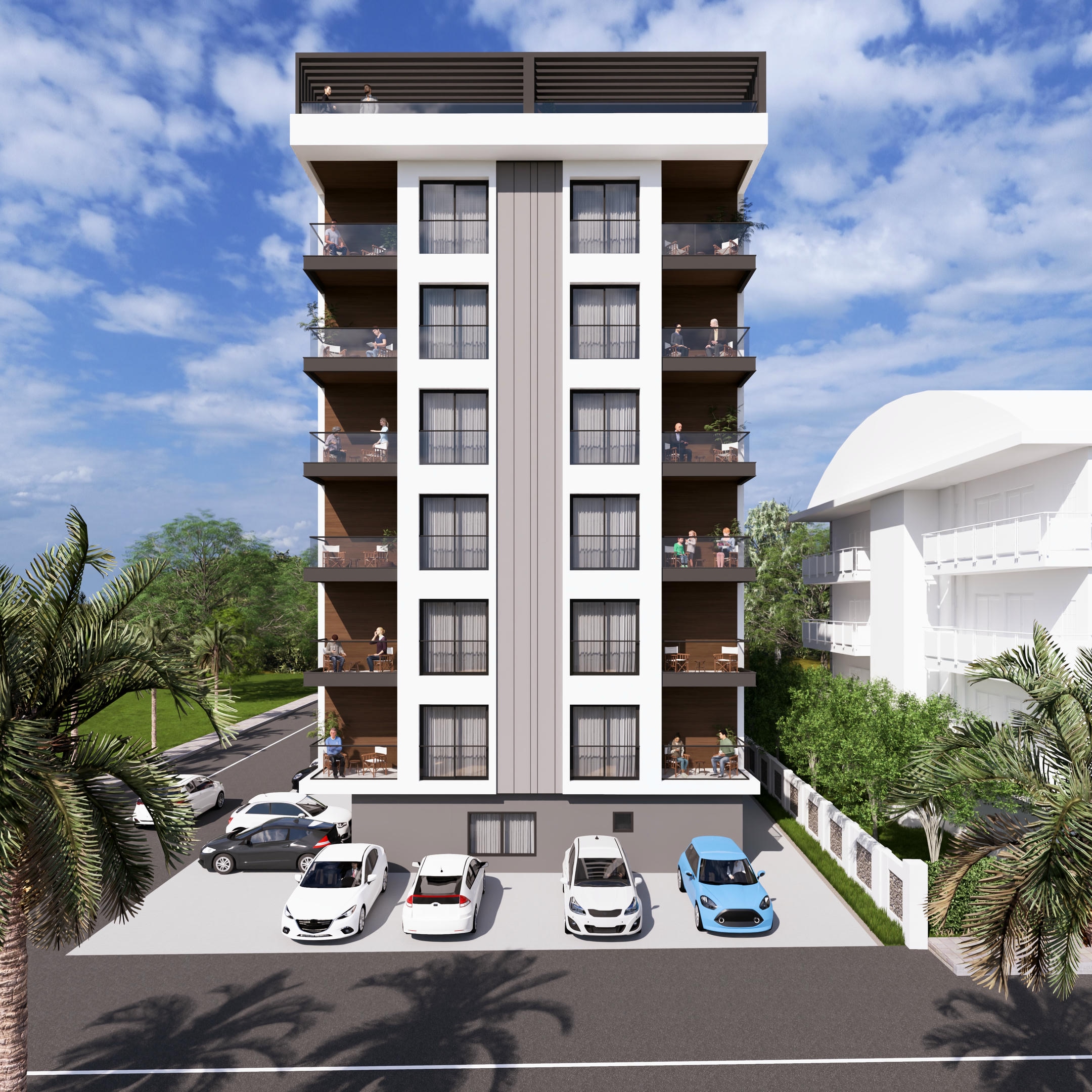 Apartments from the developer in Antalya - a residential project in the Muratpasa district, Yıldız