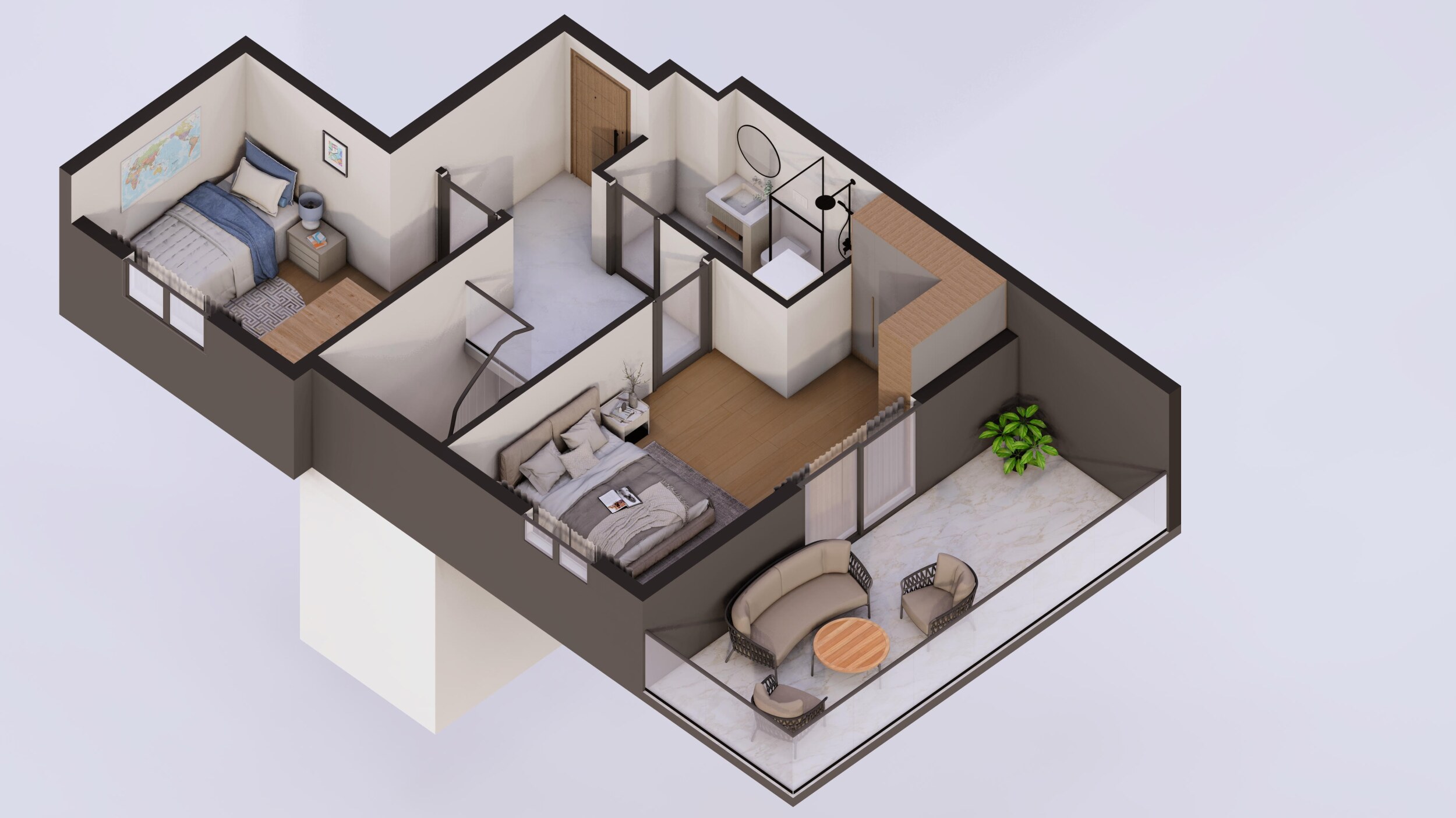 Apartments from the developer in Antalya - a residential project in the Muratpasa district, Yıldız