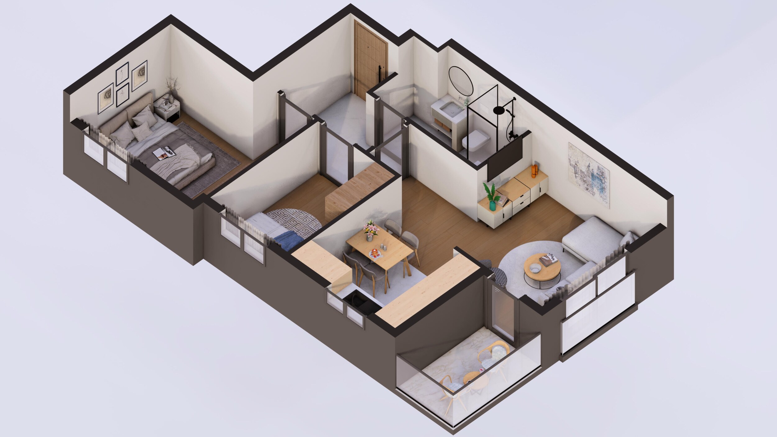 Apartments from the developer in Antalya - a residential project in the Muratpasa district, Yıldız