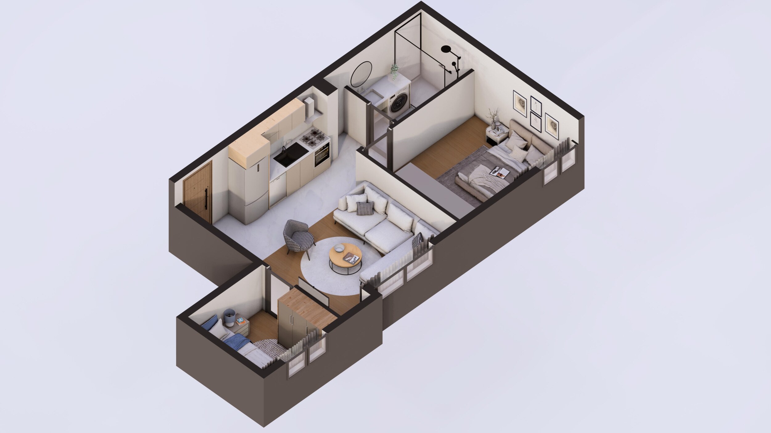 Apartments from the developer in Antalya - a residential project in the Muratpasa district, Yıldız