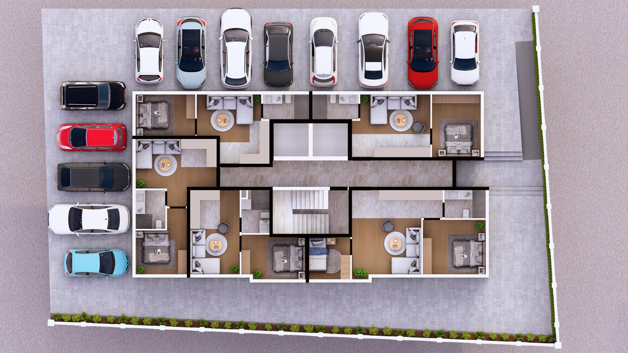 Apartments from the developer in Antalya - a residential project in the Muratpasa district, Yıldız