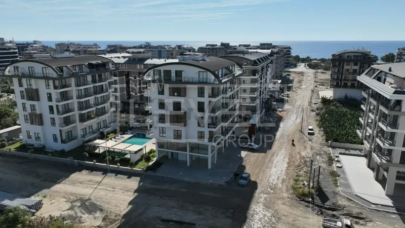 Квартира 1+1 в Алании - новая мебель, 280 м до пляжа, район Каргыджак