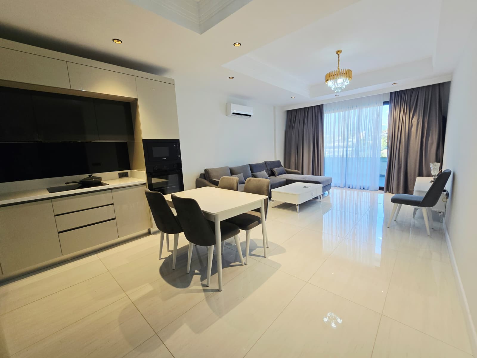 Квартира 1+1 в Алании, район Тюрклер – напрямую от собственника ,72 м² с мебелью