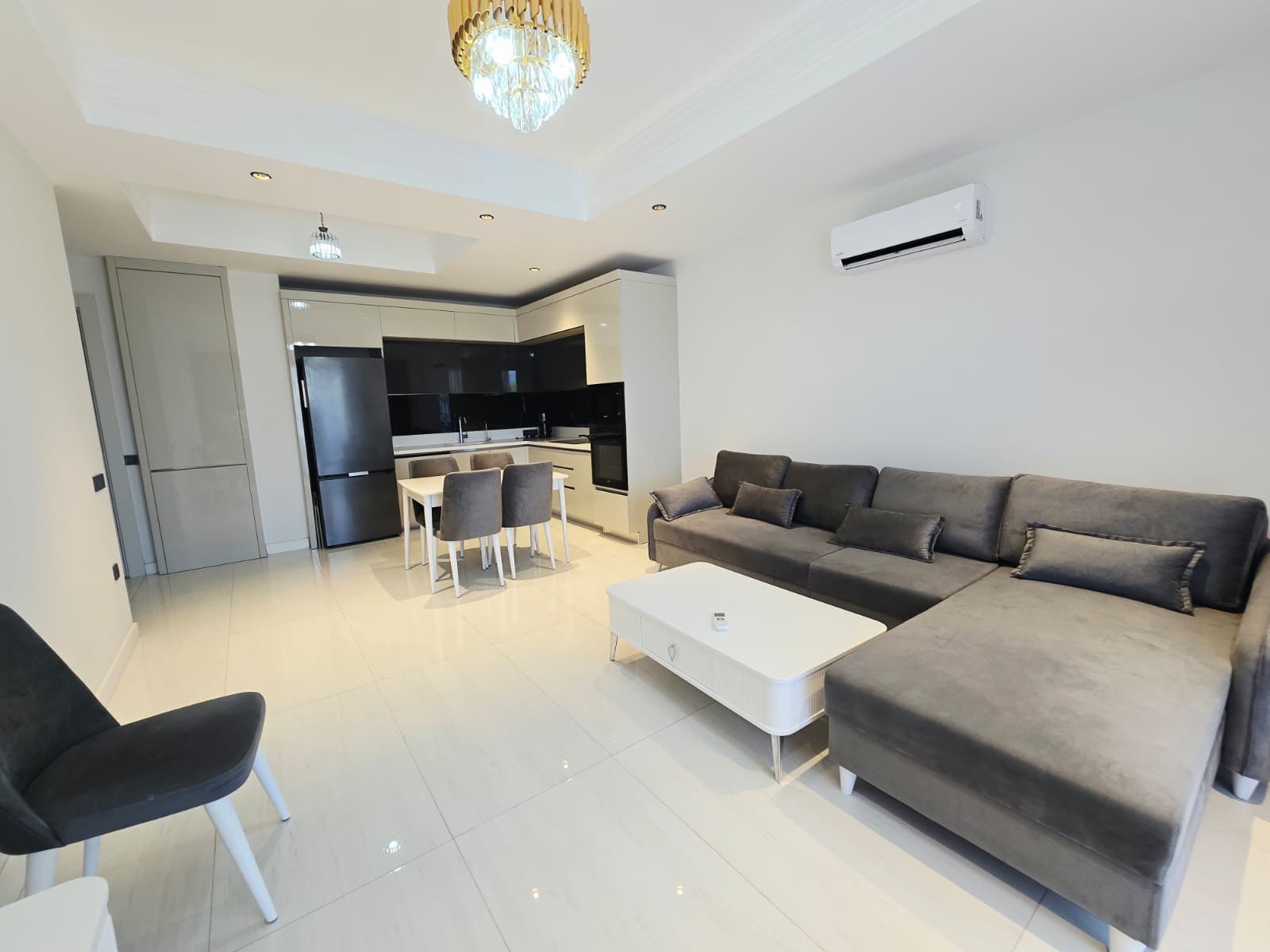 Квартира 1+1 в Алании, район Тюрклер – напрямую от собственника ,72 м² с мебелью