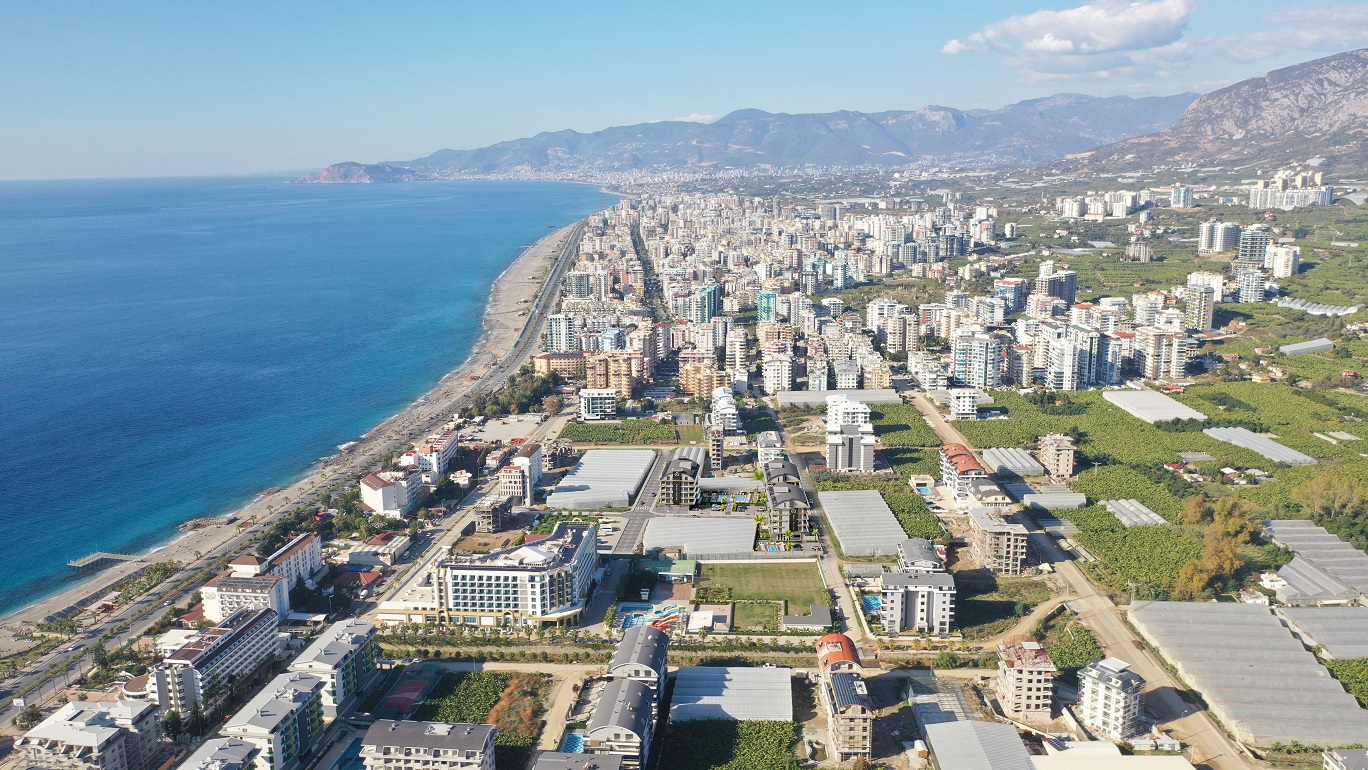 Квартира 2+1 в Алании – с чистовой отделкой, вид на горы, в 200 м от моря, район Каргыджак