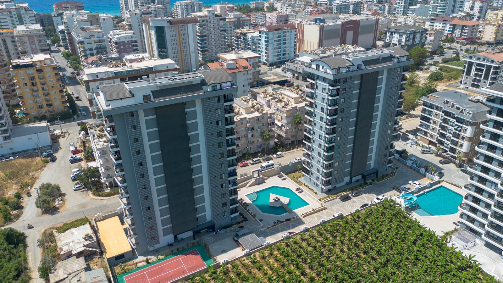 Квартира 1+1 в Алании, район Махмутлар – с чистовой отделкой