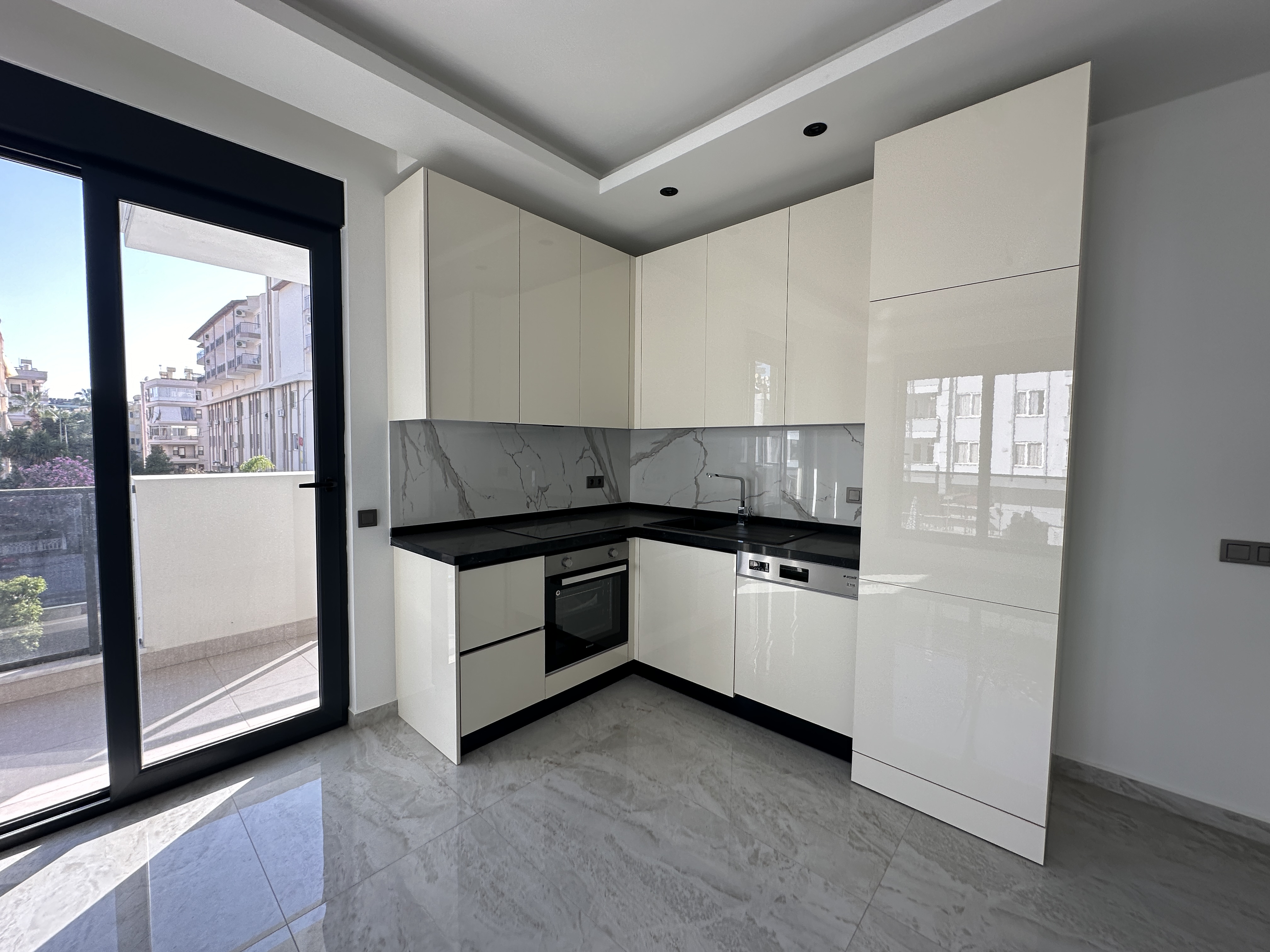 Квартира 2+1 в центре Алании - подходит для краткосрочной аренды