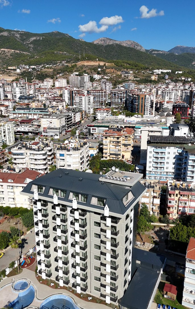 Квартира 2+1 в центре Алании - подходит для краткосрочной аренды