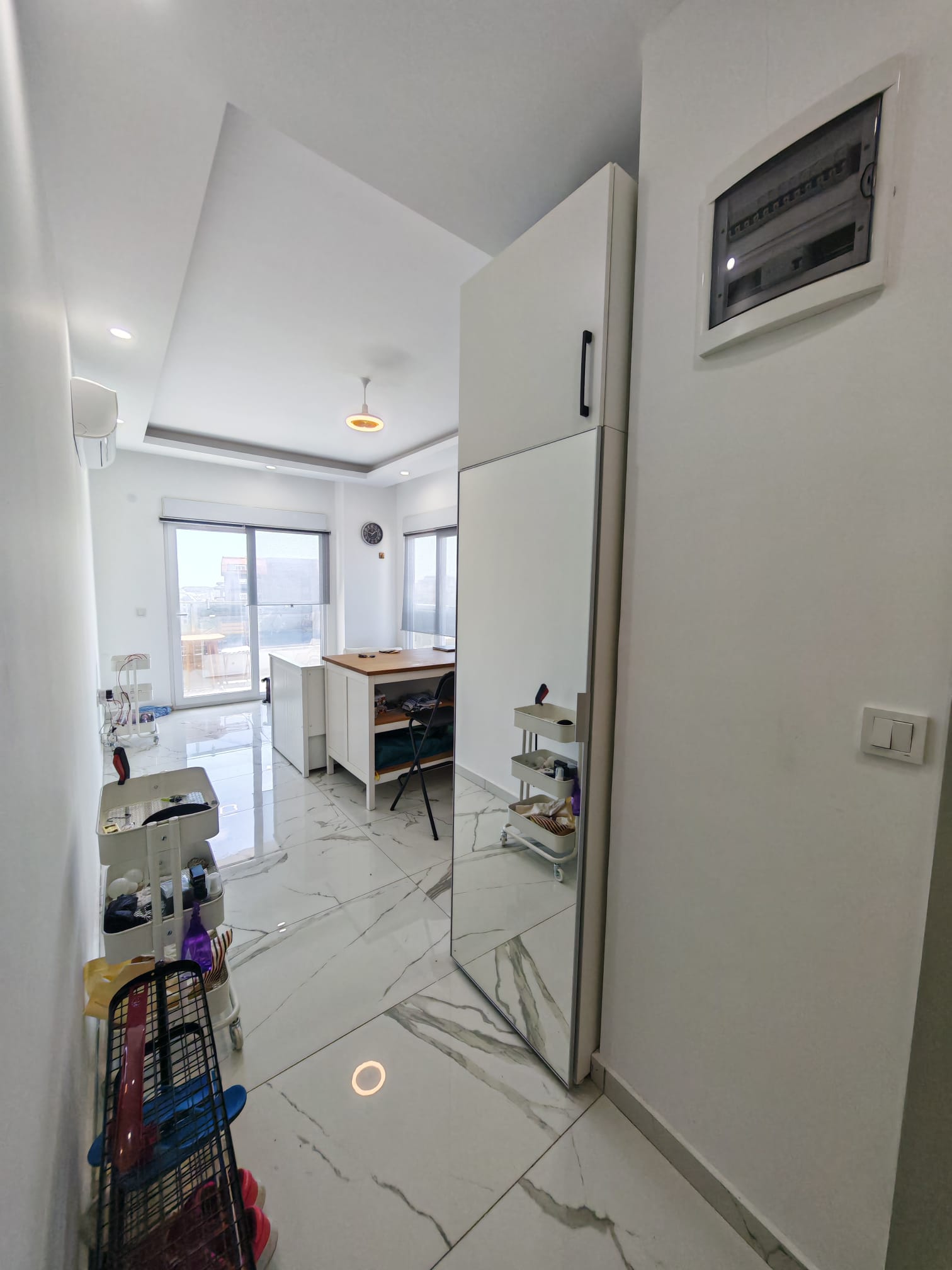 Квартира 1+1 в Авсалларе - от собственника, с мебелью и видом на море