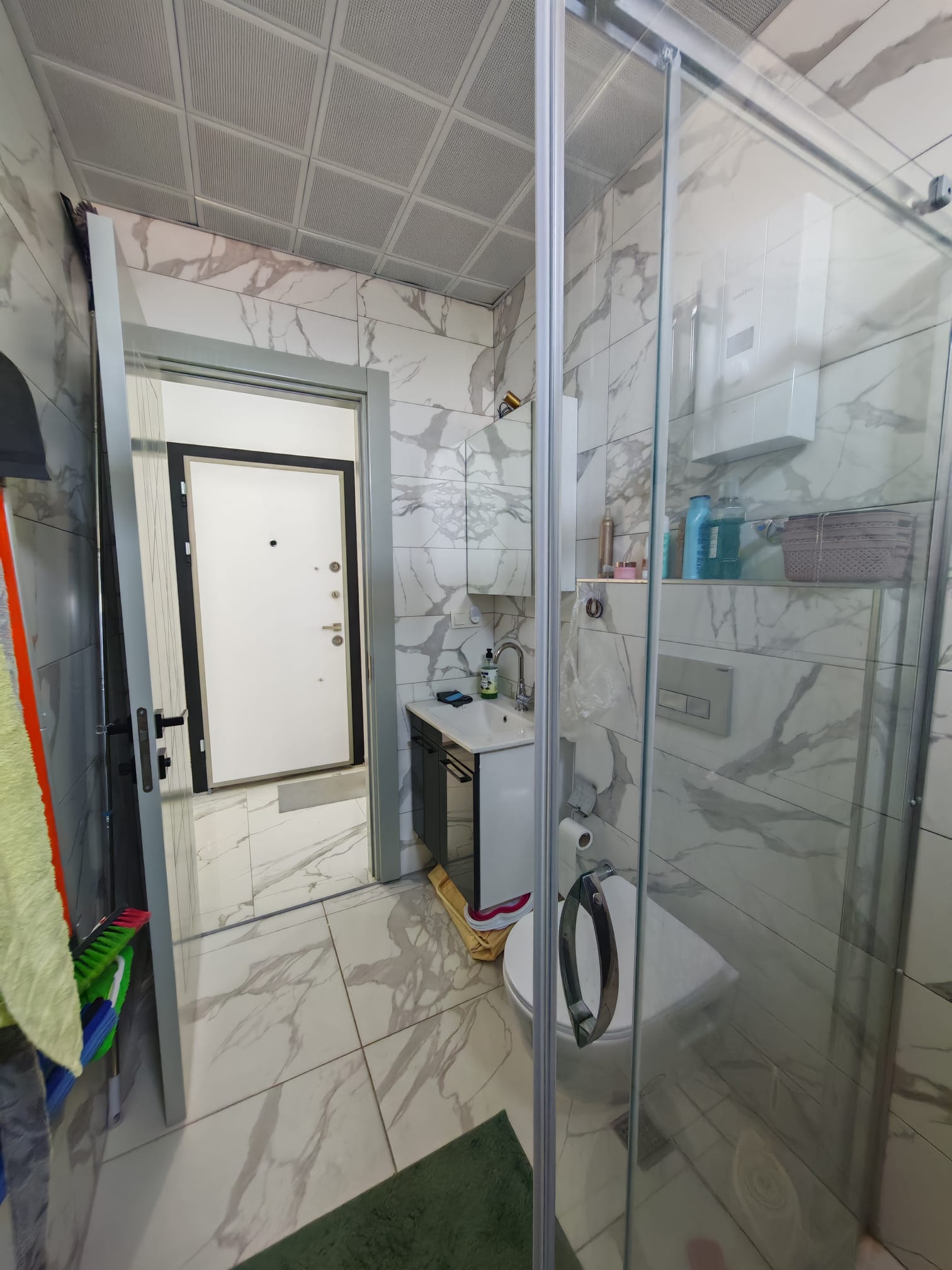 Квартира 1+1 в Авсалларе - от собственника, с мебелью и видом на море