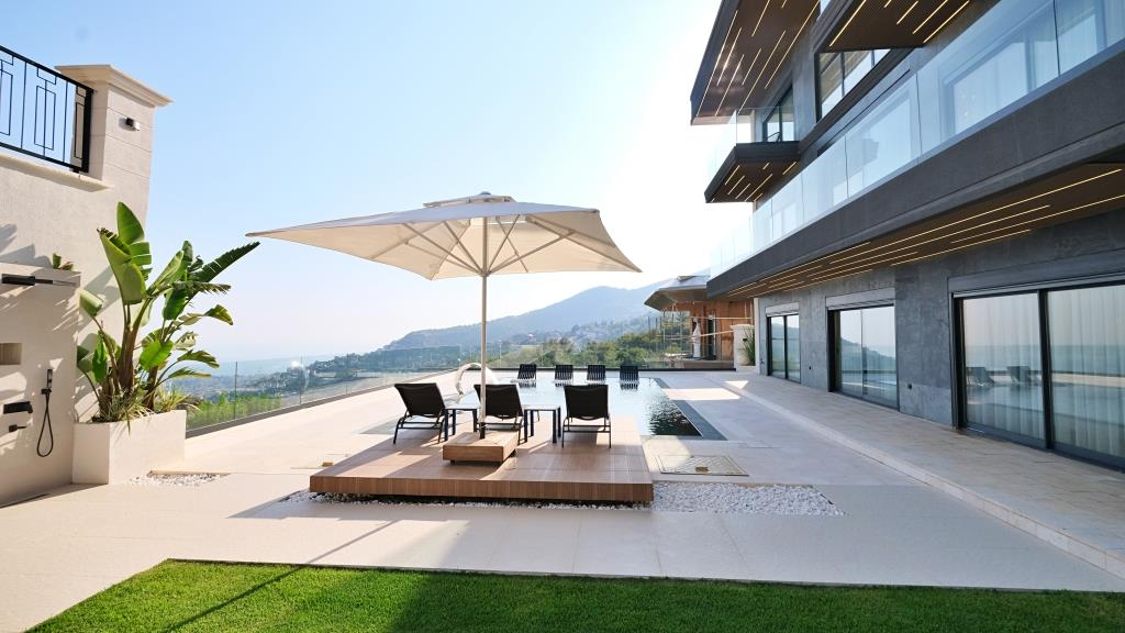 Luxury private villa with panoramic views in Alanya, Bektaş district – for citizenship