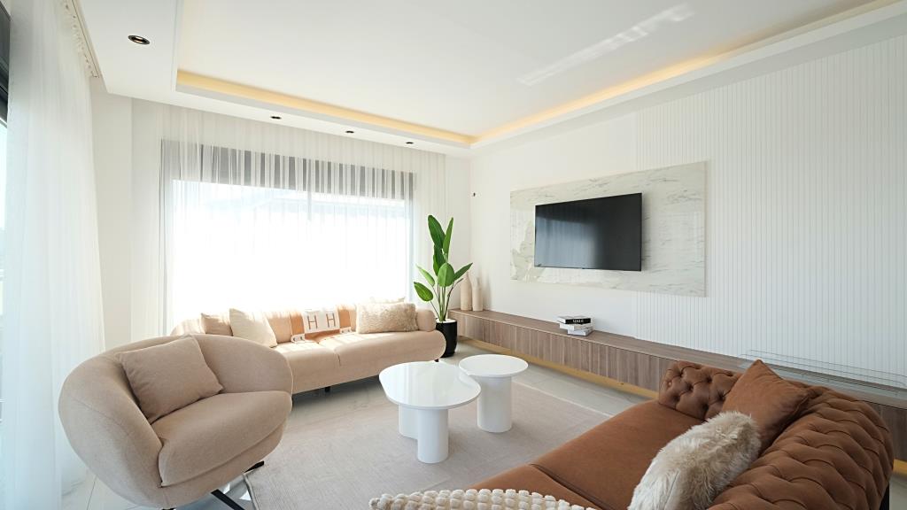 Alanya, Bektaş bölgesinde panoramik manzaralı lüks özel villa - vatandaşlık için