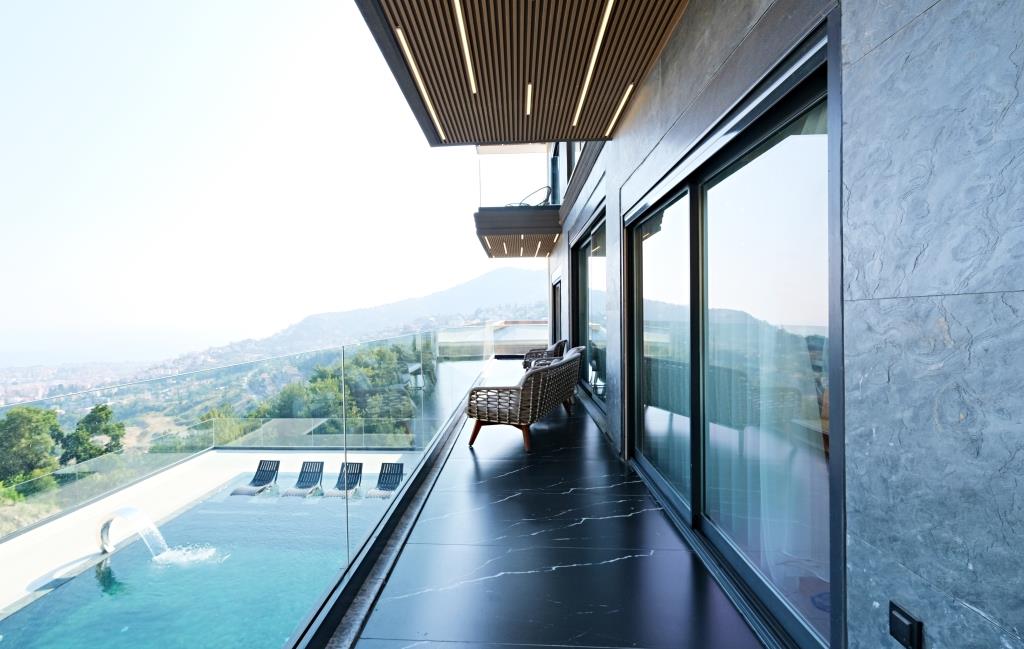 Alanya, Bektaş bölgesinde panoramik manzaralı lüks özel villa - vatandaşlık için