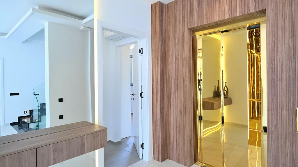 Alanya, Bektaş bölgesinde panoramik manzaralı lüks özel villa - vatandaşlık için