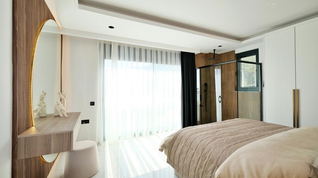 Alanya, Bektaş bölgesinde panoramik manzaralı lüks özel villa - vatandaşlık için