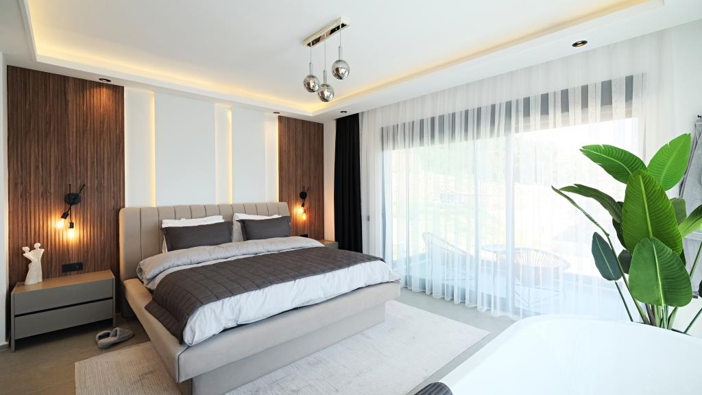 Alanya, Bektaş bölgesinde panoramik manzaralı lüks özel villa - vatandaşlık için
