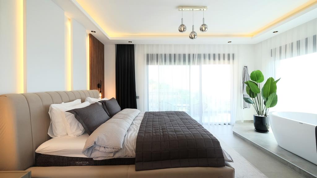 Alanya, Bektaş bölgesinde panoramik manzaralı lüks özel villa - vatandaşlık için