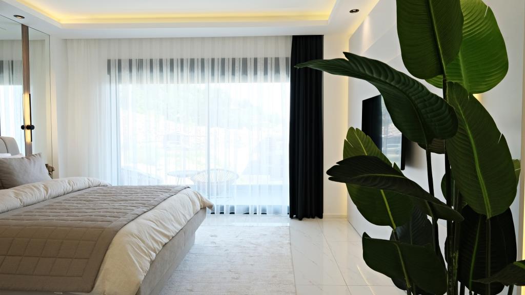 Alanya, Bektaş bölgesinde panoramik manzaralı lüks özel villa - vatandaşlık için