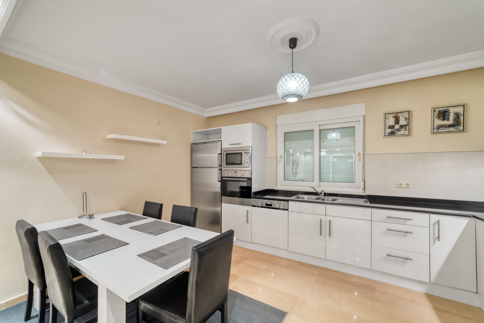 3+1 apartment in the Tepe area – furnished, sea view in an apart-villa