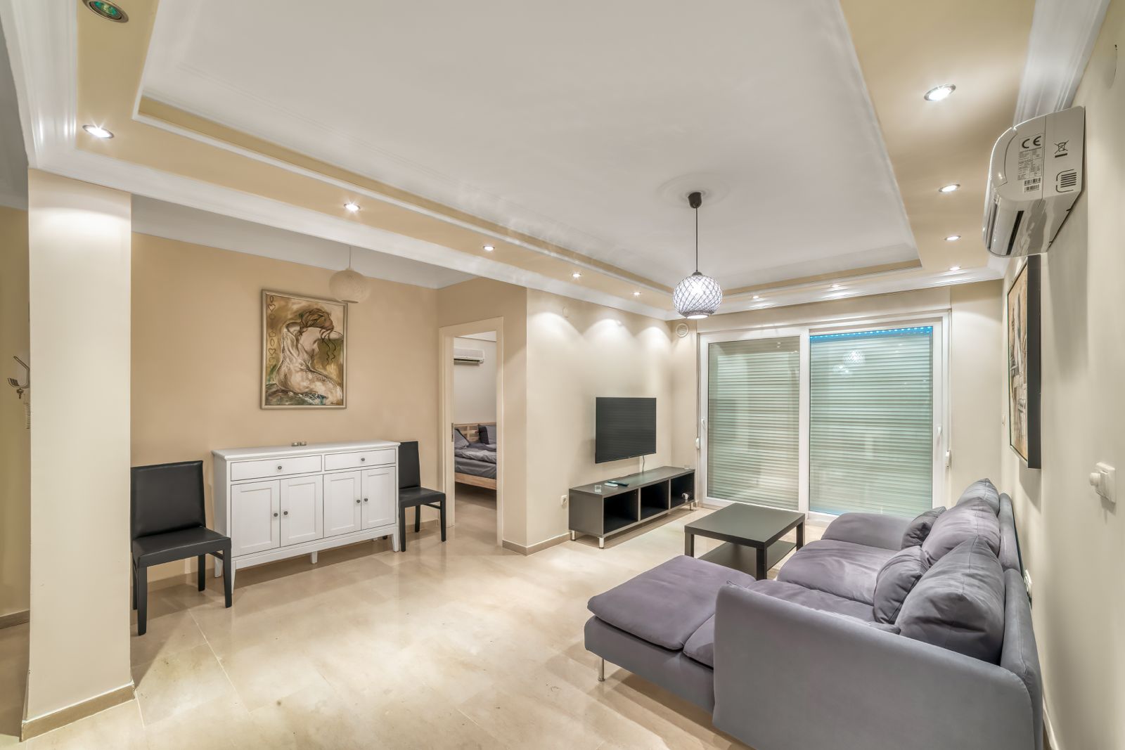 3+1 apartment in the Tepe area – furnished, sea view in an apart-villa