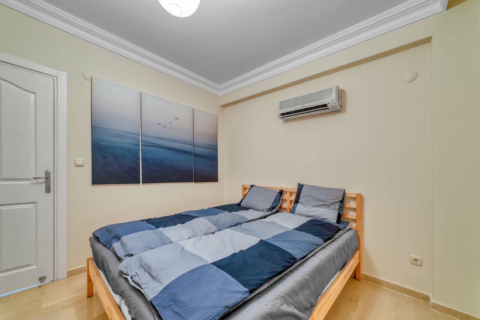 3+1 apartment in the Tepe area – furnished, sea view in an apart-villa