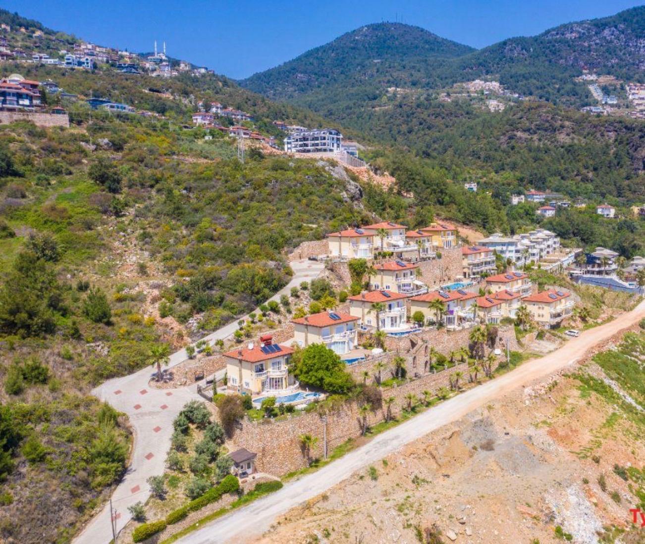 3+1 apartment in the Tepe area – furnished, sea view in an apart-villa