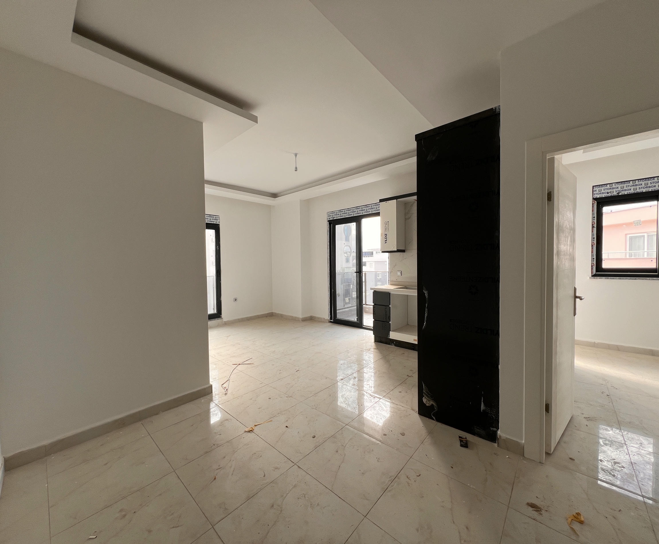 Квартира 1+1 57 м² с видом на море в Махмутларе - современный жилой комплекс