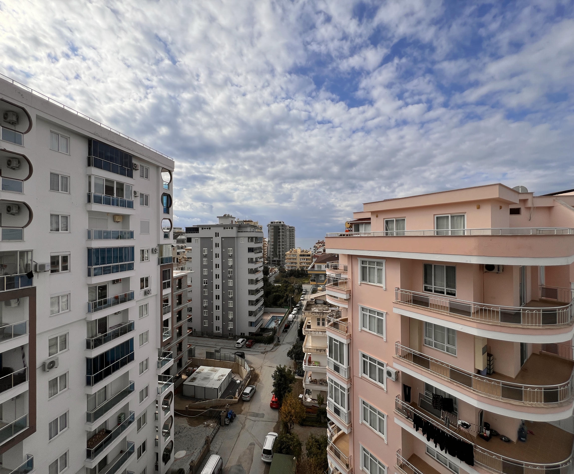 Квартира 1+1 57 м² с видом на море в Махмутларе - современный жилой комплекс