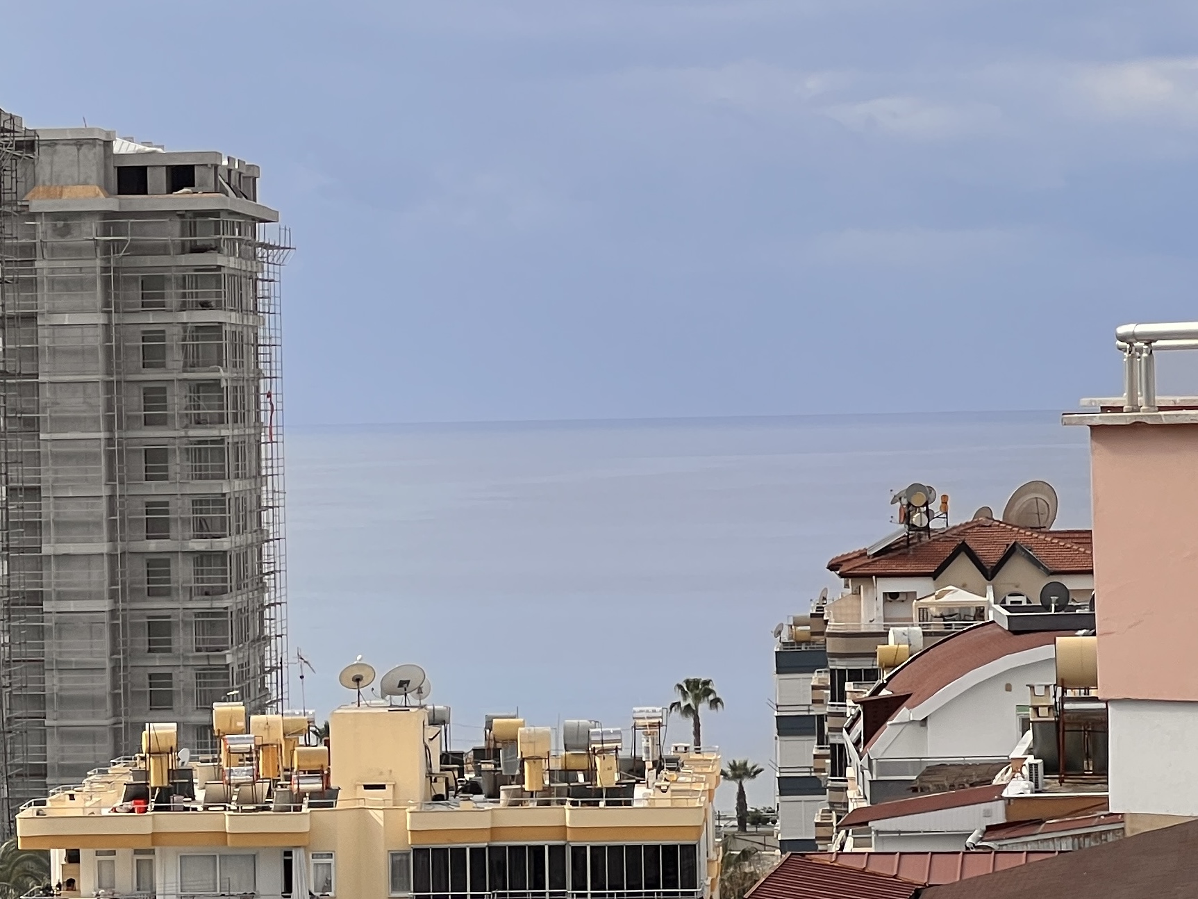 Квартира 1+1 57 м² с видом на море в Махмутларе - современный жилой комплекс