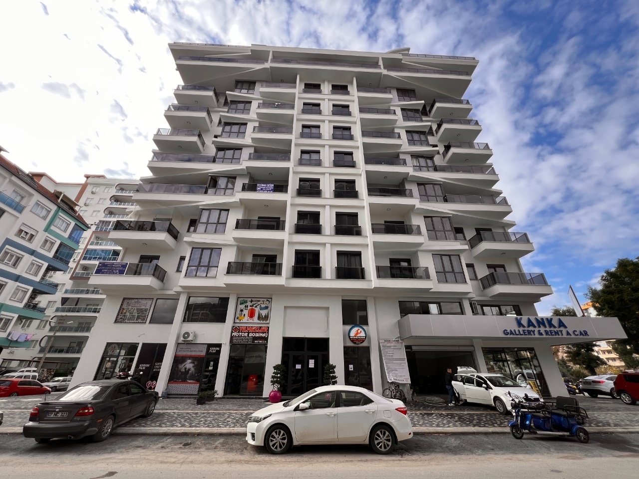 Квартира 1+1 57 м² с видом на море в Махмутларе - современный жилой комплекс