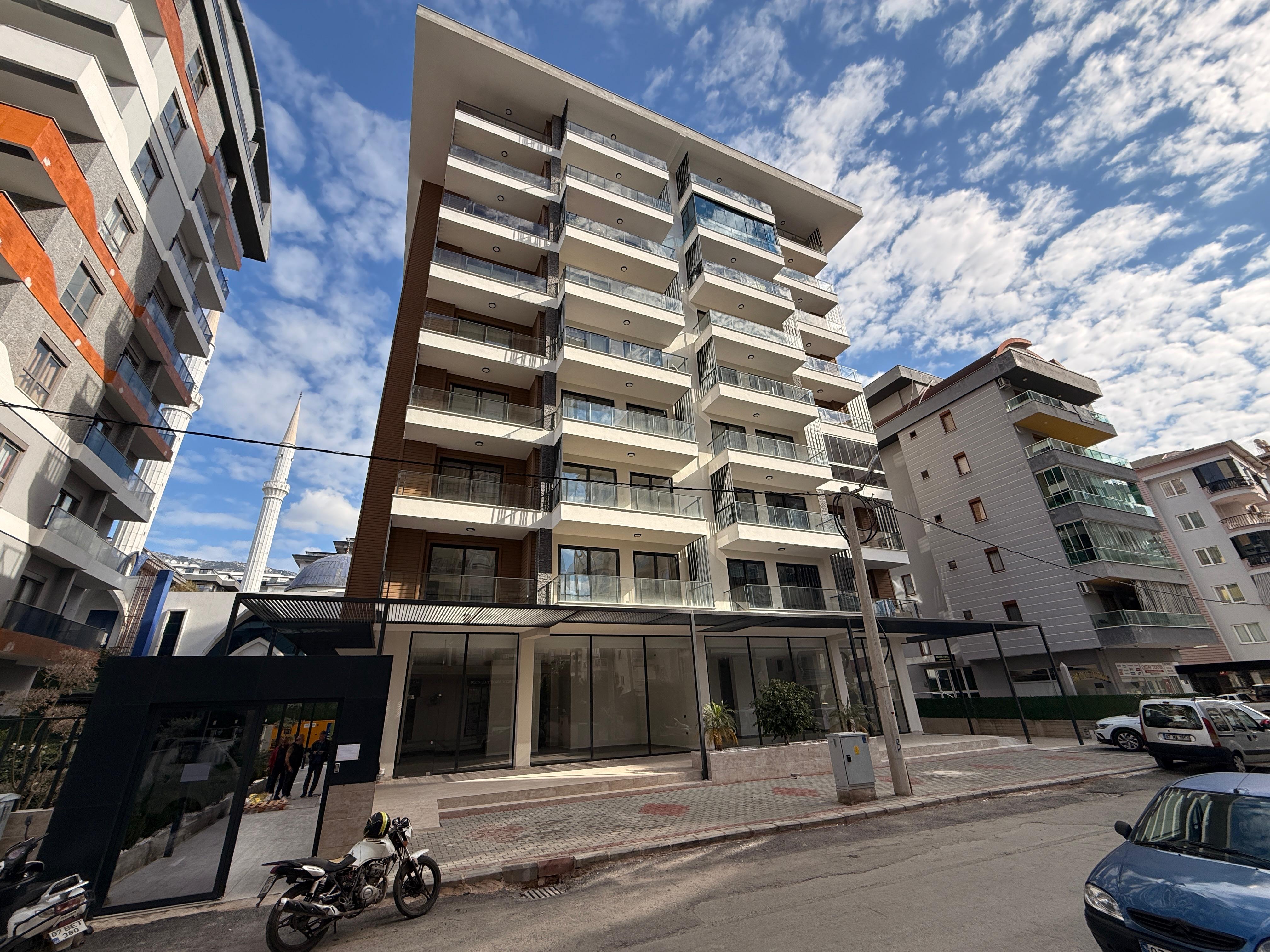 Квартира 1+1 55 м² в Махмутларе – привлекательная цена, новый жилой комплекс, 400 м до моря