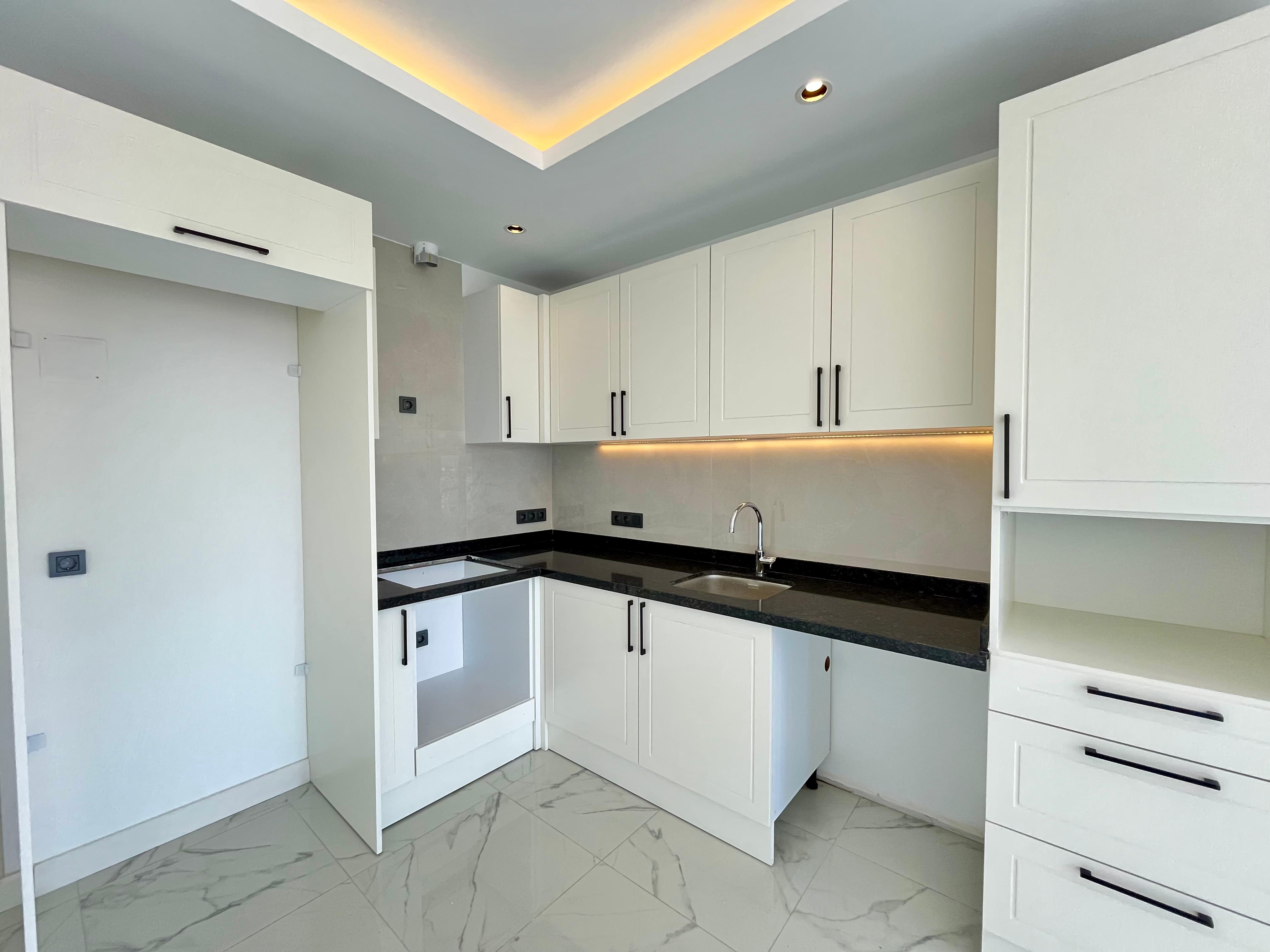 2+1 apartment with a view in the center of Alanya, Cleopatra Beach area