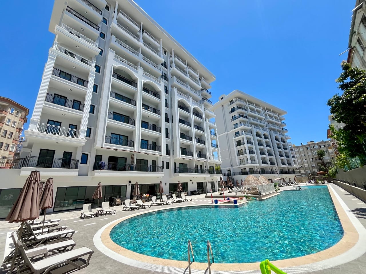 2+1 apartment with a view in the center of Alanya, Cleopatra Beach area