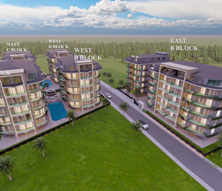 A turnkey two-bedroom apartment in the center of Alanya - suitable for short-term rental.