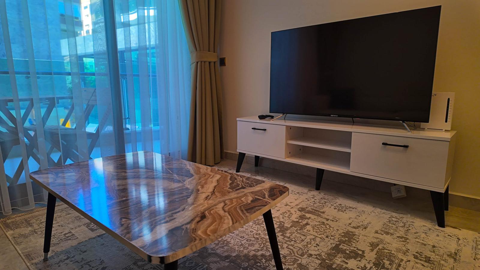 A turnkey two-bedroom apartment in the center of Alanya - suitable for short-term rental.