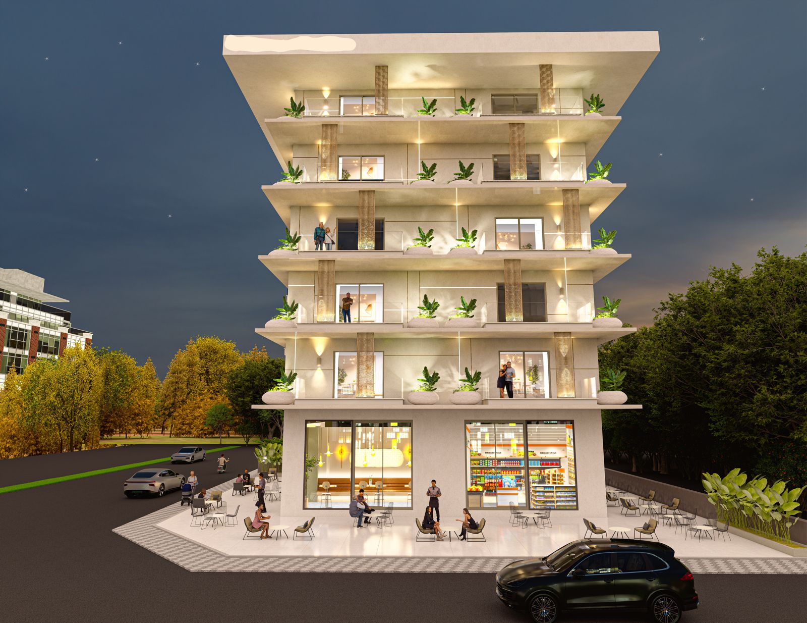 New project from the developer in the center of Alanya, Cleopatra area - 175 meters