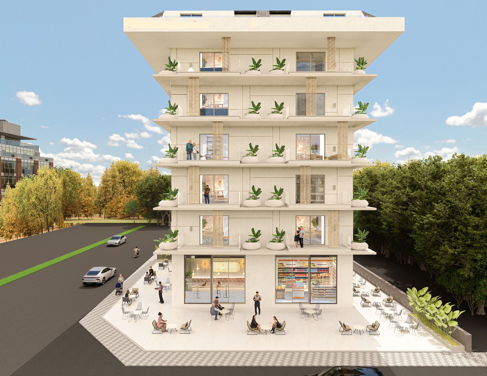 New project from the developer in the center of Alanya, Cleopatra area - 175 meters