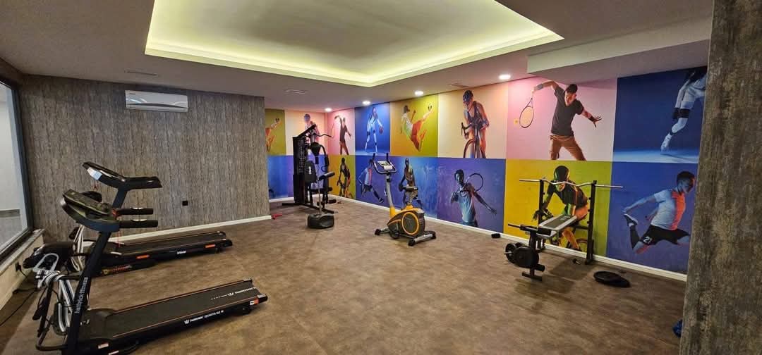 Spor salonunda iki koşu bandı ve bisiklet aleti Kargıcak’taki penthouse kompleksinde bulunuyor